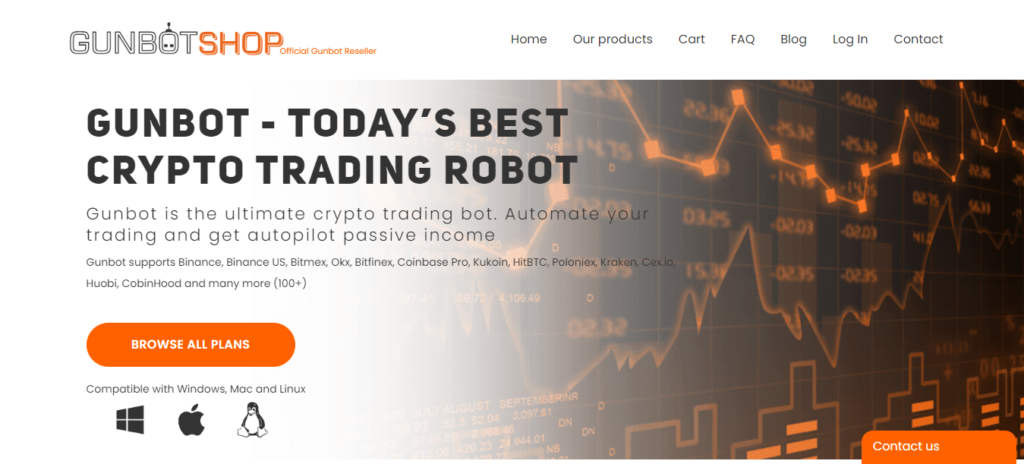 Gun Bot Shop, one of the best ai crypto trading bots