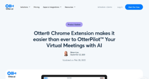 AI Chrome Extensions - Otter.ai