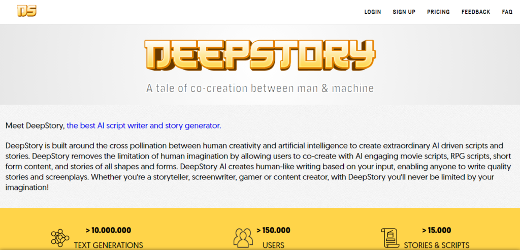 AI Story generators