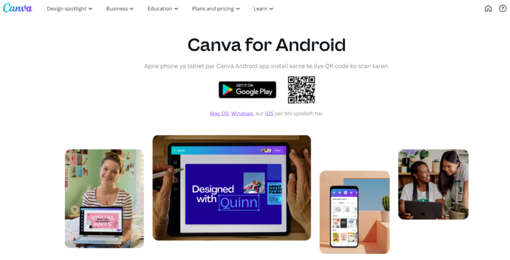 Canva - Mobile AI art generator apps